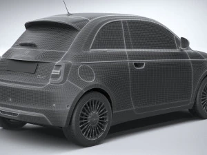 Fiat 500 2021 3D Model