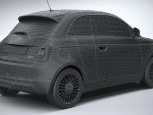 Fiat 500 2021 3D Model