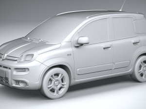 Fiat Panda Citylife 2021 3D Model