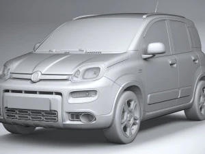 Fiat Panda Citylife 2021 3D Model