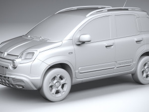 Fiat Panda Cross 2021 Modello 3D