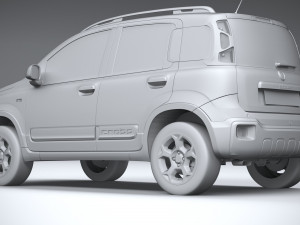 Fiat Panda Cross 2021 Modello 3D