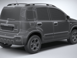 Fiat Panda Cross 2021 Modello 3D