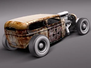 Tudor 1929 RatRod 3D Model