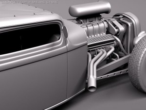 Tudor 1929 RatRod 3D Модель