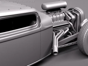 Tudor 1929 RatRod 3D Model