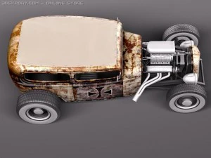 Tudor 1929 RatRod 3D Model