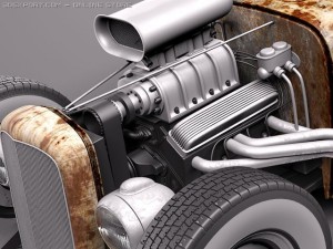 Tudor 1929 RatRod 3D Модель