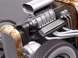 Tudor 1929 RatRod 3D Model