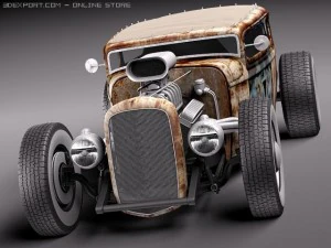 Tudor 1929 RatRod 3D Model