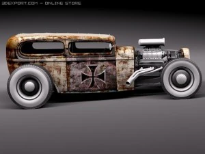 Tudor 1929 RatRod 3D Model