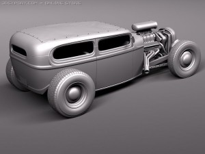 Tudor 1929 RatRod 3D Модель