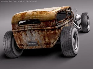 Tudor 1929 RatRod 3D Model