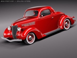 F1936 Coupe 3D Model