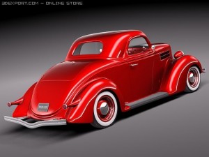 F1936 Coupe 3D Model