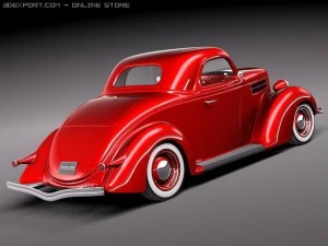 F1936 Coupe 3D Model