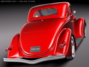 F1936 Coupe 3D Model
