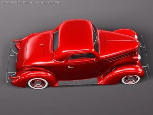 F1936 Coupe 3D Model