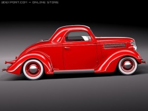 F1936 Coupe 3D Model