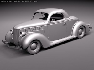 F1936 Coupe 3D Model