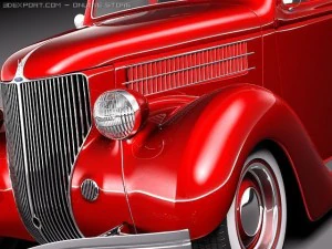 F1936 Coupe 3D Model