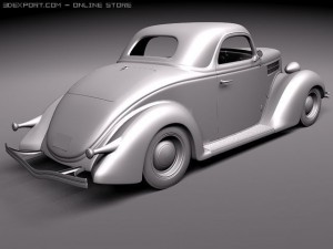 F1936 Coupe 3D Model