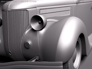 F1936 Coupe 3D Model