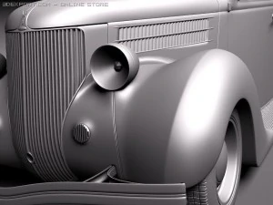 F1936 Coupe 3D Model