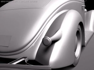 F1936 Coupe 3D Model