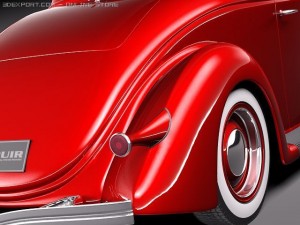 F1936 Coupe 3D Model