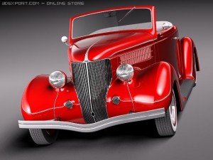 F1936 Roadster 3D Model