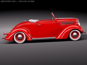 F1936 Roadster 3D Model