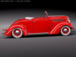 F1936 Roadster 3D Model