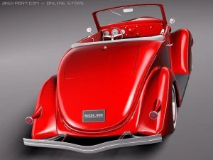 F1936 Roadster 3D Model