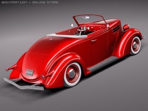 F1936 Roadster 3D Model