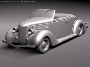 F1936 Roadster 3D Model