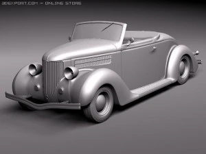 F1936 Roadster 3D Model