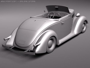 F1936 Roadster 3D Model