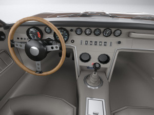 Generic Italian Classic Supercar 1970 3D Model