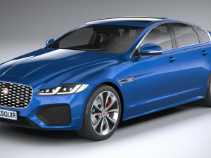 Jaguar XF 2021 Model 3D