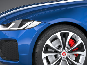 Jaguar XF 2021 Model 3D