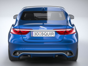 Jaguar XF 2021 Model 3D
