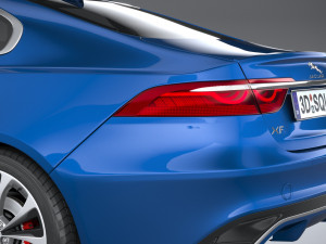 Jaguar XF 2021 Model 3D