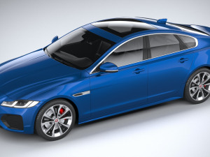Jaguar XF 2021 Model 3D