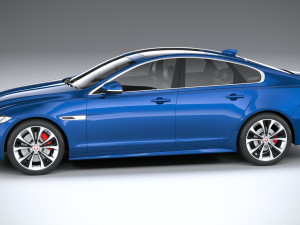 Jaguar XF 2021 Model 3D
