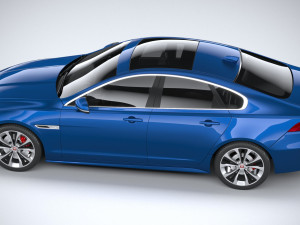 Jaguar XF 2021 Model 3D