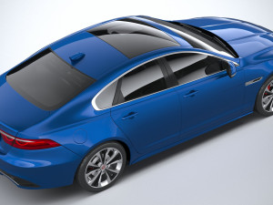 Jaguar XF 2021 Model 3D