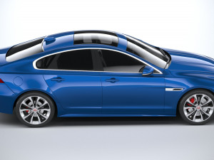 Jaguar XF 2021 Model 3D