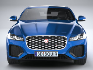 Jaguar XF 2021 Model 3D