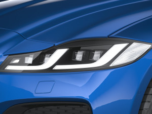 Jaguar XF 2021 Model 3D